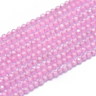 Cubic Zirconia Beads Strands G-G792-47-05A-1