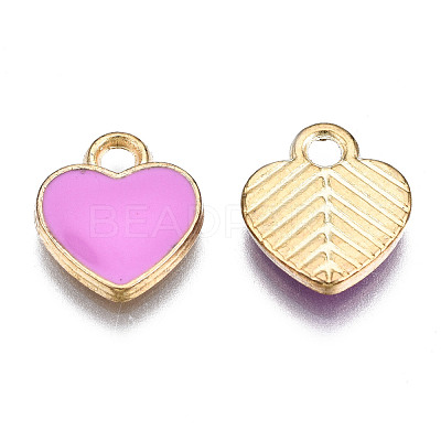 Alloy Enamel Charms ENAM-S121-041G-1