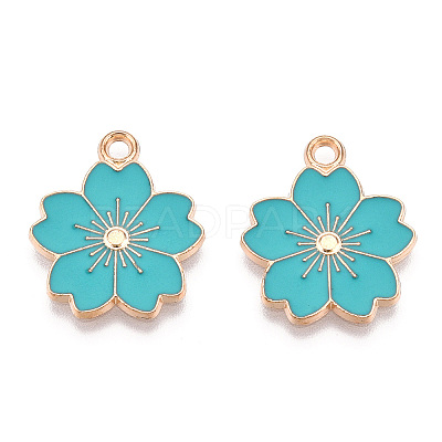 Alloy Enamel Pendants X-ENAM-S121-115G-1