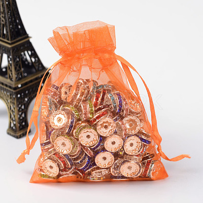 Organza Gift Bags with Drawstring OP-R016-9x12cm-14-1