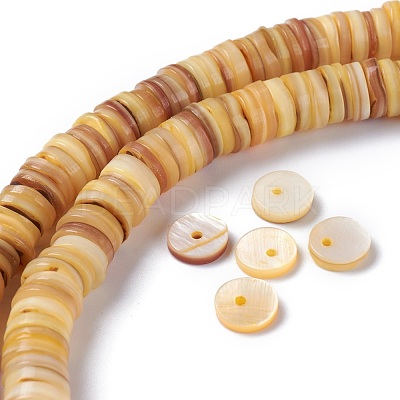 Natural Freshwater Shell Beads Strands BSHE-I016-04B-1