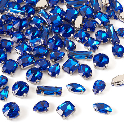 80Pcs 8 Styles Sew on Rhinestone RGLA-TA0001-11C-1