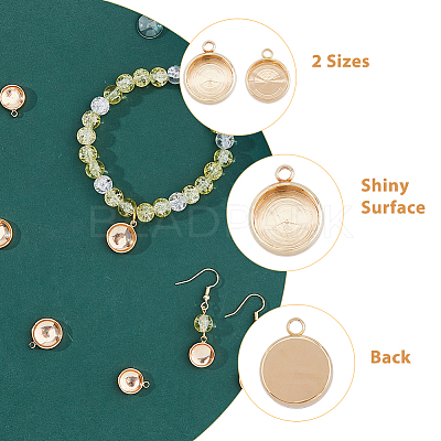 DIY Blank Dome Pendant Making Kits DIY-FH0005-05-1