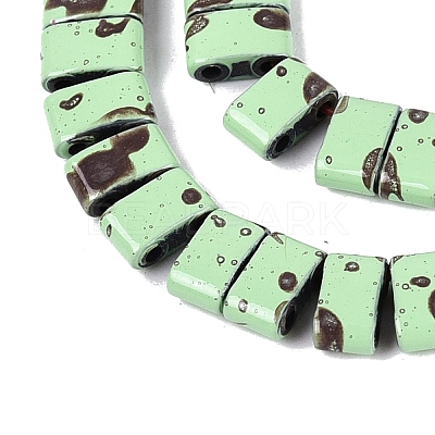 Spray Painted Synthetic Non-magnetic Hematite Bead Strands G-T124-02I-1-1