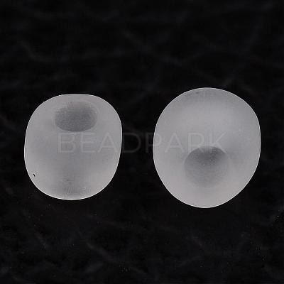 8/0 Frosted Round Glass Seed Beads X-SEED-A008-3mm-M1-1