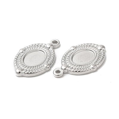 Non-Tarnish 304 Stainless Steel Pendant Cabochon Settings STAS-L020-033P-1