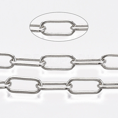 Unwelded Iron Paperclip Chains CH-S125-09A-P-1
