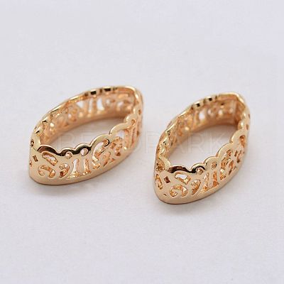 Brass Sew on Prong Settings KK-E753-05LG-7x15-1