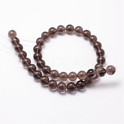 Natural Obsidian Beads Strands G-D838-8mm-01-1