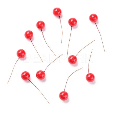 Foam Artificial Christmas Berries with Branch DIY-B019-01B-1