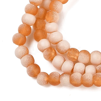 Frosted Crackle Glass Beads X1-GLAA-U001-4mm-M10-1