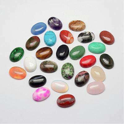 Natural & Synthetic Mixed Stone Cabochons G-D860-A-1