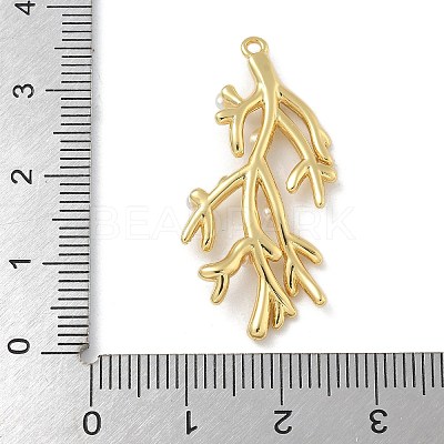 Rack Plating Brass Pendants KK-G515-67G-1