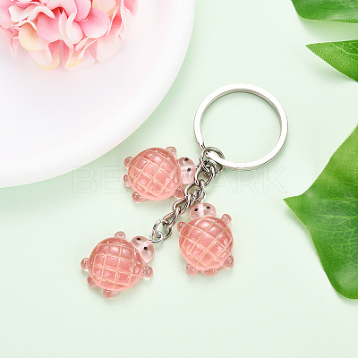 Tortoise Theme Gradient Color & Luminous Resin  Pendant Decoration KEYC-YW00154-04-1