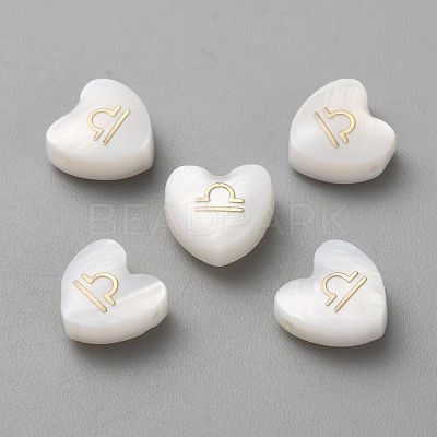 5Pcs Natural White Shell Beads LS-BSHE-TAC0004-02I-1