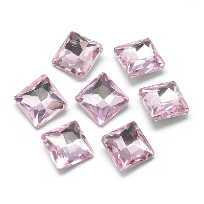 Pointed Back Glass Rhinestone Cabochons RGLA-T027-8x8mm-03-1