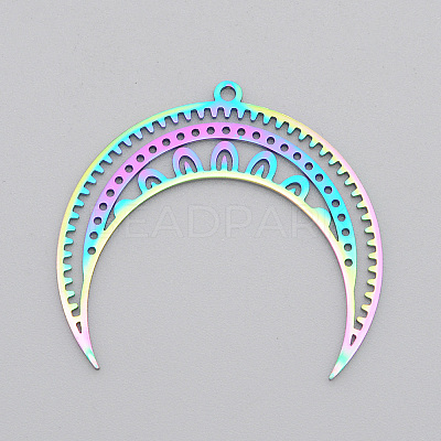 Ion Plating(IP) 304 Stainless Steel Pendants STAS-T056-LA523-1