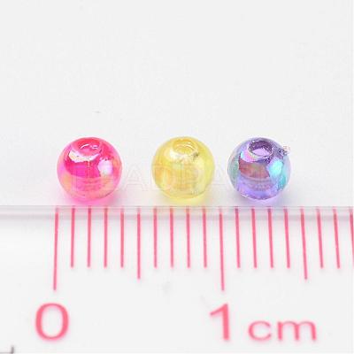 Transparent AB Color Acrylic Beads X-PL731M-1