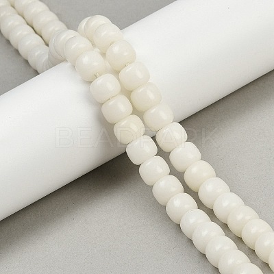 Natural Bodhi Root Beads Strand WOOD-B010-A02-10x8mm-1