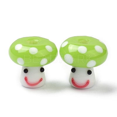 Handmade Lampwork Beads GLAA-K041-01E-1