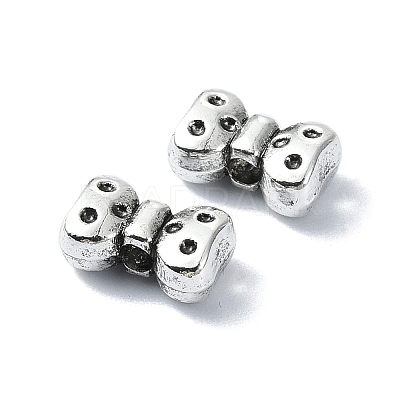 Tibetan Style Alloy Beads TIBEB-F065-07AS-01-1