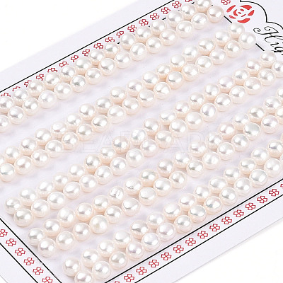Grade 3A Natural Cultured Freshwater Pearl Beads PEAR-N018-3A-4550A-1