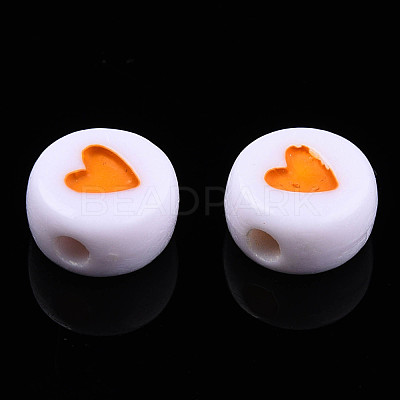 Opaque Acrylic Beads MACR-N008-57-1