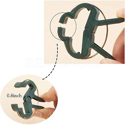 Plastic Gardening Plant & Flower Lever Loop Gripper Clips TOOL-GA0001-01-1