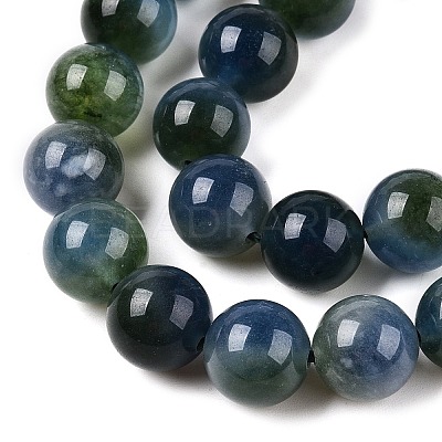 Dyed Natural White Jade Beads Strands G-T138-10mm-210-2-1