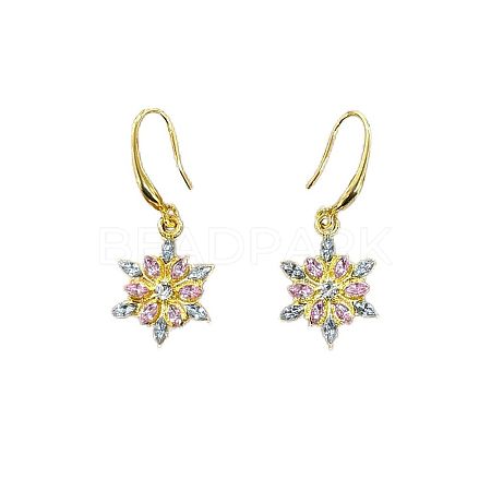 Alloy Crystal Rhinestone Dangle Earrings FS-WGEE295-01-1