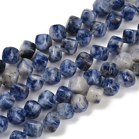 Natural Blue Spot Jasper Beads Strands G-A257-A15-01-1