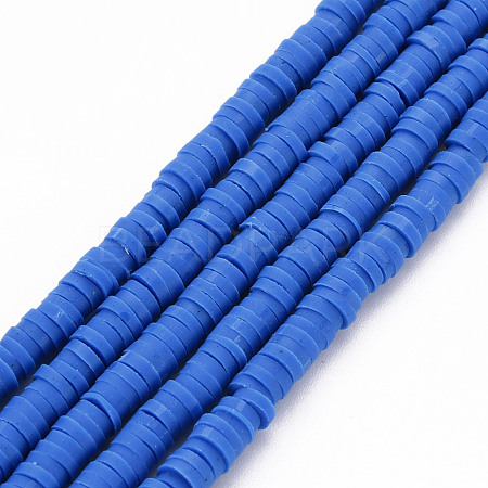 Handmade Polymer Clay Bead Strands CLAY-T002-4mm-67-1