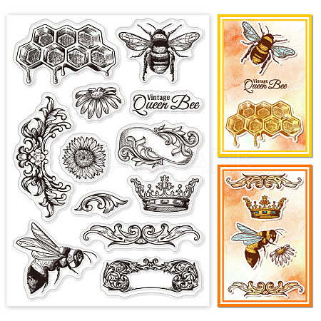 Custom PVC Plastic Clear Stamps DIY-WH0448-0539-1