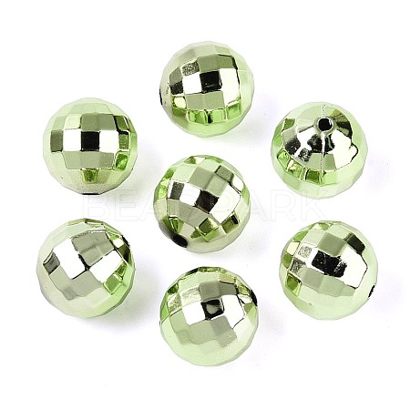 Plating Acrylic Beads PACR-TAC0005-04E-1