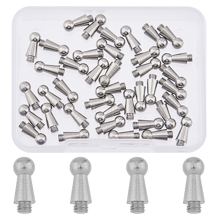 40Pcs Steel Nipple Stud Rivets FIND-FH0008-02B-1