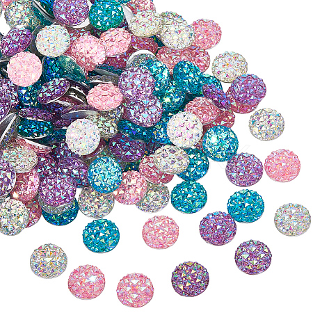5Sets 200Pcs Transparent Resin Cabochons CRES-SP0001-04B-1