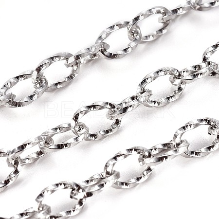 Tarnish Resistant 304 Stainless Steel Cable Chains CHS-L019-02P-1