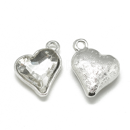 Alloy Glass Pendants PALLOY-T040-12mm-01-1