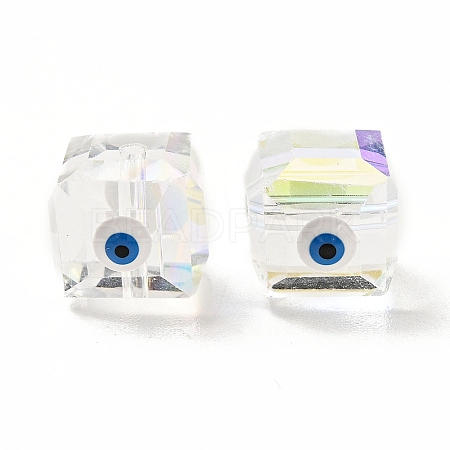Transparent Glass Beads GLAA-F121-15I-1