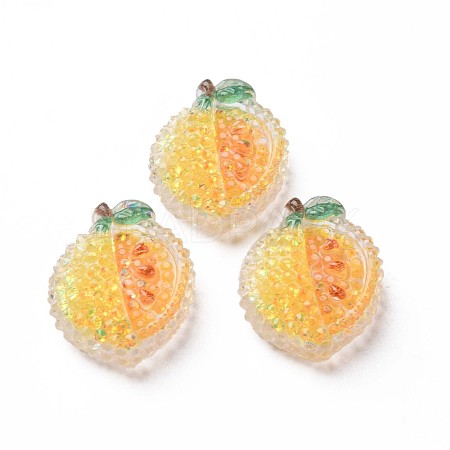 Transparent Epoxy Resin Cabochons CRES-S365-12-1