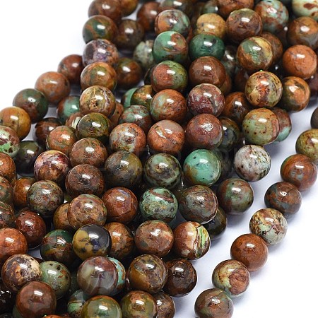 Natural Jasper Gemstone Beads Strands G-O180-15D-1