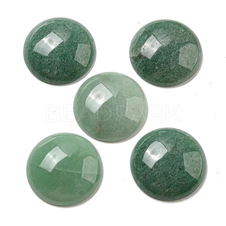 Natural Green Aventurine Cabochons G-C115-02B-32-1