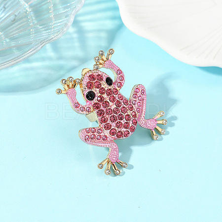 Alloy Rhinestone Finger Rings WGEA628-02-1