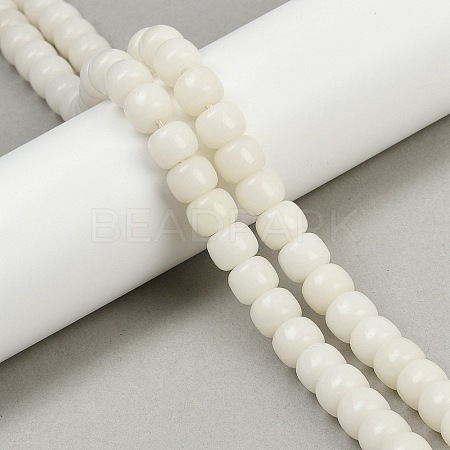 Natural Bodhi Root Beads Strand WOOD-B010-A02-10x8mm-1