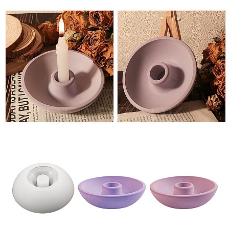 Bowl Shape Silicone Candle Holder Molds DIY-A053-09-1