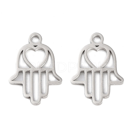 316 Surgical Stainless Steel Pendants STAS-C096-01P-1
