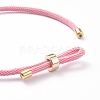 Braided Nylon Cord Bracelet Making MAK-A017-D01-02G-3