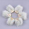 Faux Mink Fur Tassel Pendant Decorations X-FIND-S302-05E-1