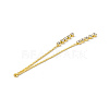 Brass Coreana Chain Tassel Big Pendants KK-P227-12G-3