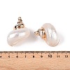 Natural Sea Shell Pendants SSHEL-N038-54-3